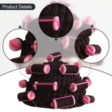 Maxbell Curler Wig Hat Funny Fashion Crochet Curler Hat for Cosplay Role Play Autumn dark brown