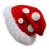 Maxbell Plush Knitted Hat Skin Friendly Comfortable Thick Stretch Soft Winter Beanie