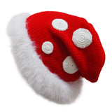 Maxbell Plush Knitted Hat Skin Friendly Comfortable Thick Stretch Soft Winter Beanie