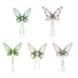 Maxbell Butterfly Wing Lightweight Fairy Wing for Fashion Show Role Playing Carnival Blue