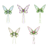 Maxbell Butterfly Wing Lightweight Fairy Wing for Fashion Show Role Playing Carnival Blue