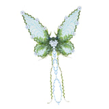 Maxbell Butterfly Wing Lightweight Fairy Wing for Fashion Show Role Playing Carnival Blue