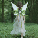 Maxbell Butterfly Wing Lightweight Fairy Wing for Fashion Show Role Playing Carnival Blue