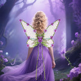 Maxbell Butterfly Wing Lightweight Fairy Wing for Fashion Show Role Playing Carnival Purple