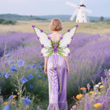 Maxbell Butterfly Wing Lightweight Fairy Wing for Fashion Show Role Playing Carnival Purple