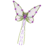 Maxbell Butterfly Wing Lightweight Fairy Wing for Fashion Show Role Playing Carnival Purple