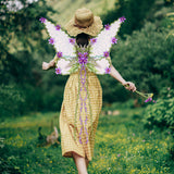 Maxbell Butterfly Wing Lightweight Fairy Wing for Fashion Show Role Playing Carnival Purple