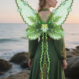 Maxbell Butterfly Wing Lightweight Fairy Wing for Fashion Show Role Playing Carnival Green