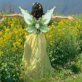 Maxbell Butterfly Wing Lightweight Fairy Wing for Fashion Show Role Playing Carnival Green