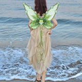 Maxbell Butterfly Wing Lightweight Fairy Wing for Fashion Show Role Playing Carnival Green