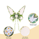 Maxbell Butterfly Wing Lightweight Fairy Wing for Fashion Show Role Playing Carnival White