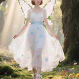 Maxbell Butterfly Wing Lightweight Fairy Wing for Fashion Show Role Playing Carnival White