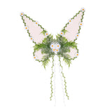 Maxbell Butterfly Wing Lightweight Fairy Wing for Fashion Show Role Playing Carnival White
