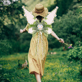 Maxbell Butterfly Wing Lightweight Fairy Wing for Fashion Show Role Playing Carnival White