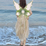 Maxbell Butterfly Wing Lightweight Fairy Wing for Fashion Show Role Playing Carnival White