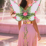 Maxbell Butterfly Wing Lightweight Fairy Wing for Fashion Show Role Playing Carnival Pink