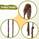 Maxbell Women's Boho Hair Band Cute Head Kerchief for Girls Teens Outdoor Activities orange