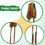 Maxbell Women's Boho Hair Band Cute Head Kerchief for Girls Teens Outdoor Activities green