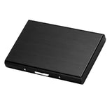 Maxbell RFID Credit Card Holder Carrier Metal Wallet Professional Business Card Case Black