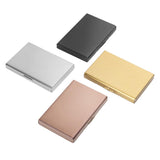 Maxbell RFID Credit Card Holder Carrier Metal Wallet Professional Business Card Case Silver