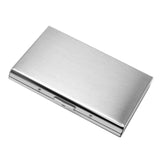 Maxbell RFID Credit Card Holder Carrier Metal Wallet Professional Business Card Case Silver