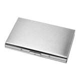 Maxbell RFID Credit Card Holder Carrier Metal Wallet Professional Business Card Case Silver