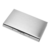 Maxbell RFID Credit Card Holder Carrier Metal Wallet Professional Business Card Case Silver