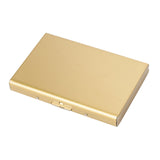 Maxbell RFID Credit Card Holder Carrier Metal Wallet Professional Business Card Case Gold