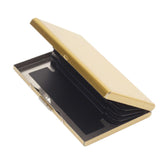 Maxbell RFID Credit Card Holder Carrier Metal Wallet Professional Business Card Case Gold
