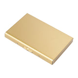Maxbell RFID Credit Card Holder Carrier Metal Wallet Professional Business Card Case Gold