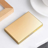 Maxbell RFID Credit Card Holder Carrier Metal Wallet Professional Business Card Case Gold