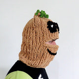 Maxbell Treeman Knitted Hat Windproof Headgear Hood for Dress up Cold Weather Selfie