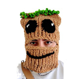 Maxbell Treeman Knitted Hat Windproof Headgear Hood for Dress up Cold Weather Selfie