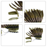 Maxbell Indian Feather Headdress Cosplay Party Dress up Props Comfortable