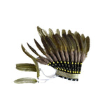 Maxbell Indian Feather Headdress Cosplay Party Dress up Props Comfortable