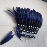 Maxbell Indian Feather Headdress Cosplay Party Dress up Props Comfortable