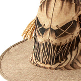 Maxbell Scarecrow Hat Breathable Unique Halloween Hat for Farmhouse Masquerade Event