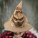 Maxbell Scarecrow Hat Breathable Unique Halloween Hat for Farmhouse Masquerade Event