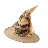 Maxbell Scarecrow Hat Breathable Unique Halloween Hat for Farmhouse Masquerade Event