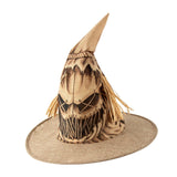 Maxbell Scarecrow Hat Breathable Unique Halloween Hat for Farmhouse Masquerade Event