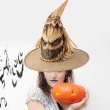 Maxbell Scarecrow Hat Breathable Unique Halloween Hat for Farmhouse Masquerade Event