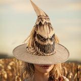 Maxbell Scarecrow Hat Breathable Unique Halloween Hat for Farmhouse Masquerade Event