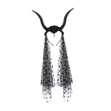 Maxbell Devil Antelope Horns Headband Funny Decoration for Cosplay Performance Dance