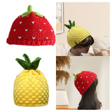 Maxbell Y2K Beanie for Women Costume Accessories  Strawberry Hat