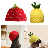Maxbell Y2K Beanie for Women Costume Accessories  Strawberry Hat