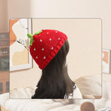 Maxbell Y2K Beanie for Women Costume Accessories  Strawberry Hat