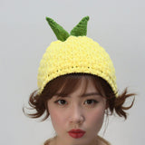 Maxbell Y2K Beanie for Women Costume Accessories  Pineapple Hat