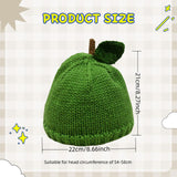 Maxbell Beanie for Women Handmade Comfortable Anime Casual Trendy Cute Fruit Hat Green Lemon Hat