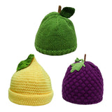 Maxbell Beanie for Women Handmade Comfortable Anime Casual Trendy Cute Fruit Hat Green Lemon Hat