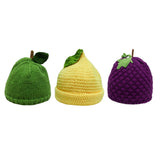 Maxbell Beanie for Women Handmade Comfortable Anime Casual Trendy Cute Fruit Hat Green Lemon Hat